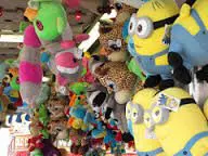 Midway concession and prize station at a DFW carnival event