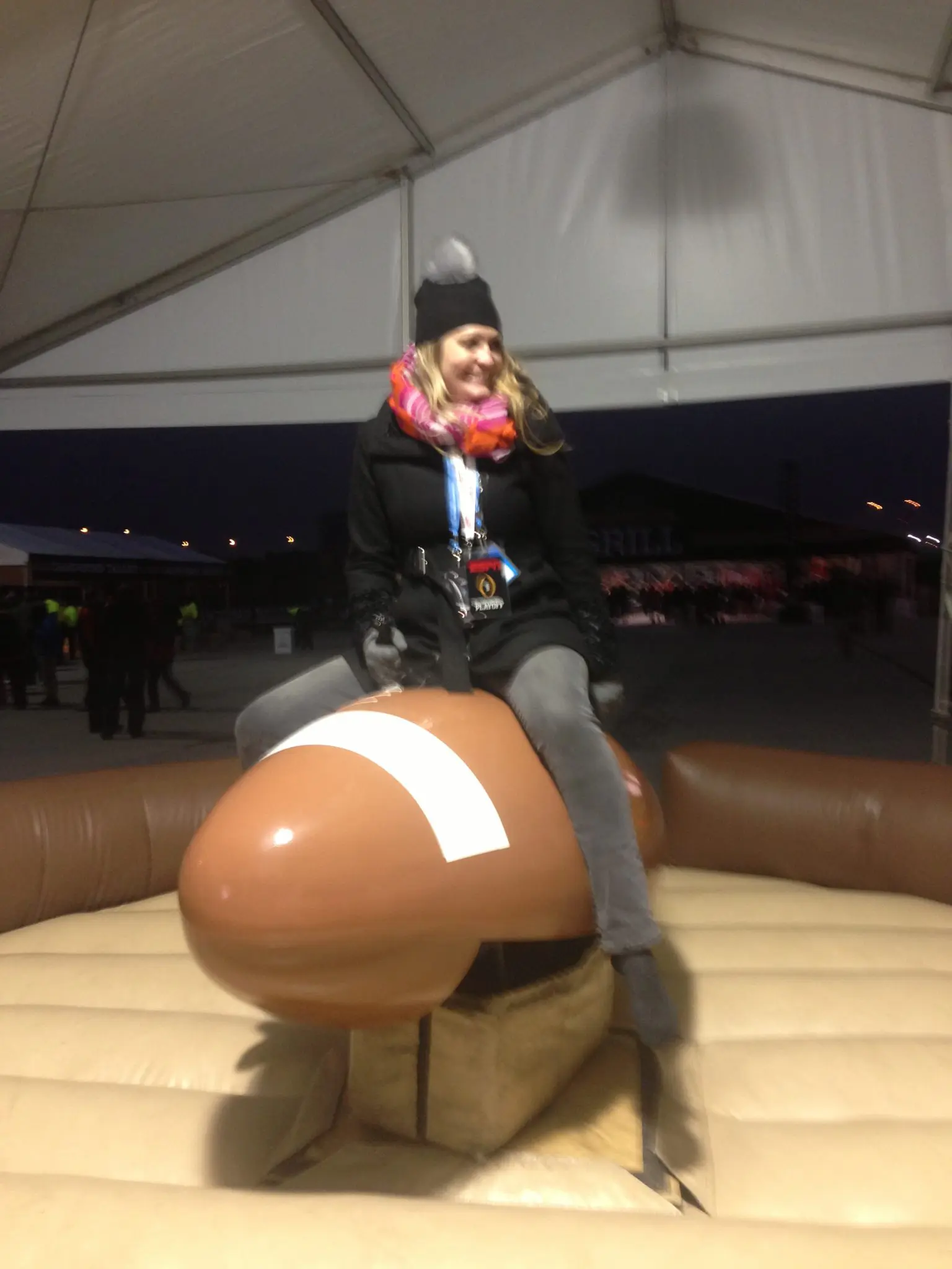 Human foosball cage unique game rental set up at a Dallas Fort Worth corporate event