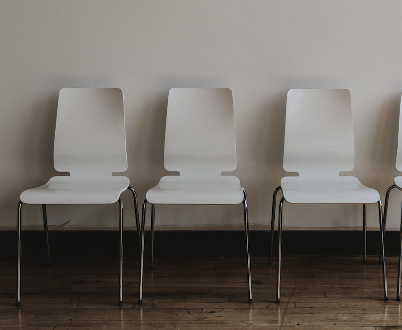 Event chair rental setup for a Dallas-Fort Worth reception