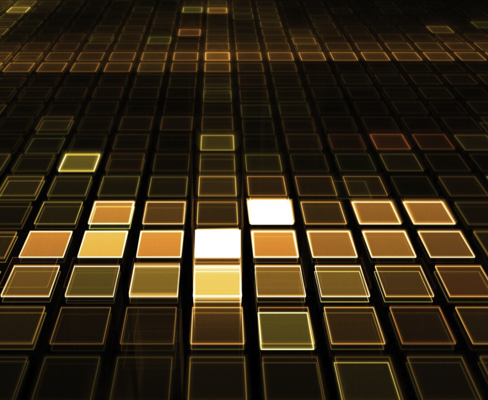 Stage and dance-floor installation for a DFW wedding reception