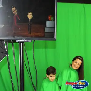 Pop Noggins video booth rental at a Dallas Fort Worth party