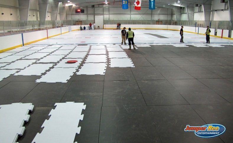 Assembling Ice Rink