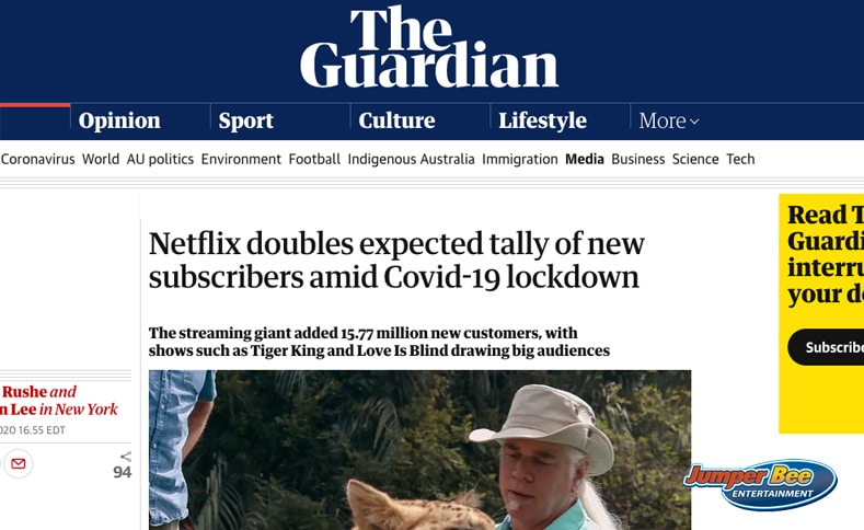 Netflix on The Guardian