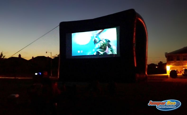Backyard Movie Theater