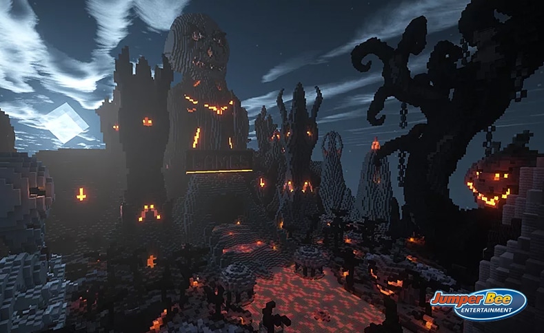 Halloween Map on Minecraft