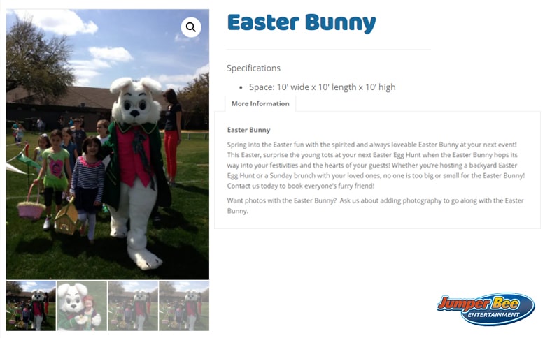 Easter Bunny Rental