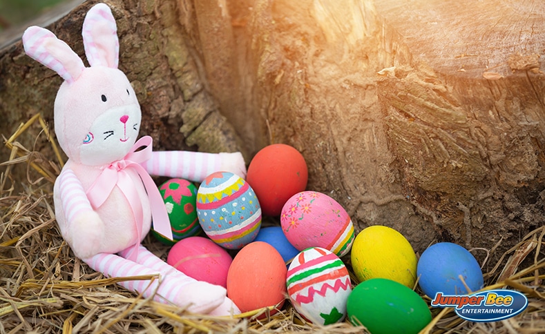 Easter Bunny With Eggs