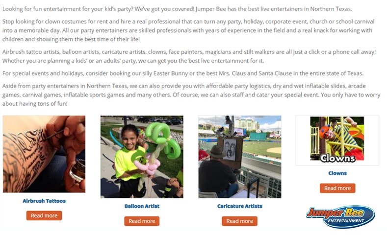 JumperBee Entertainment Rentals