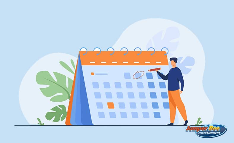 Planning Ahead Schedule