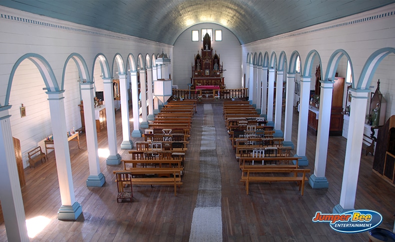 Empty Church Interior