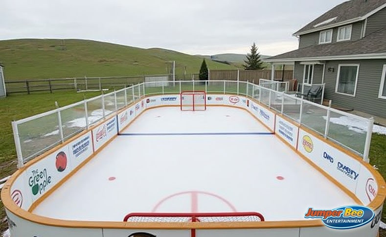 Can You Set Up a Portable Ice Rink in a Backyard in Texas