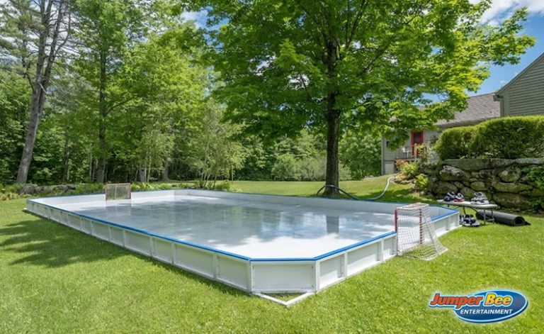 Can You Install a Portable Ice Rink on Grass or Dirt?
