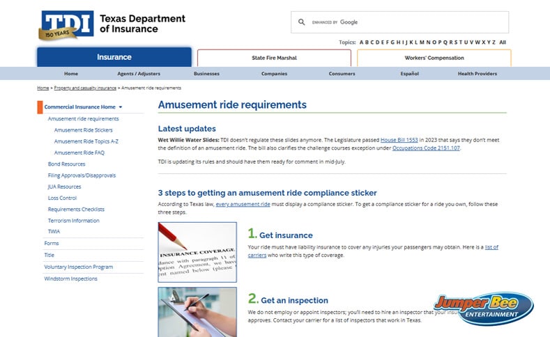 Texas Laws On Amusement Ride Safety