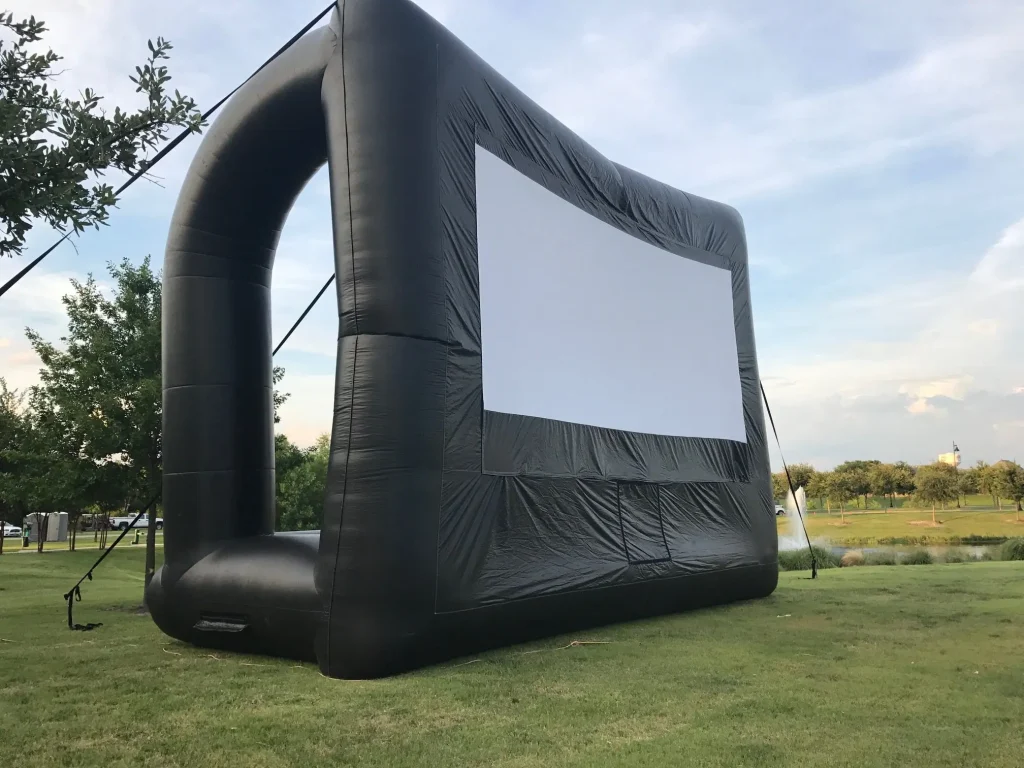 Live entertainment, DJs, and outdoor-cinema setups at a Dallas Fort Worth event